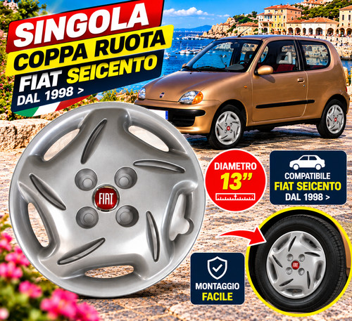 Fiat seicento 600 - seicento, copricerchio