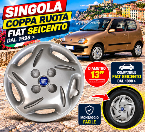 Fiat seicento 600 copricerchio - fiat,